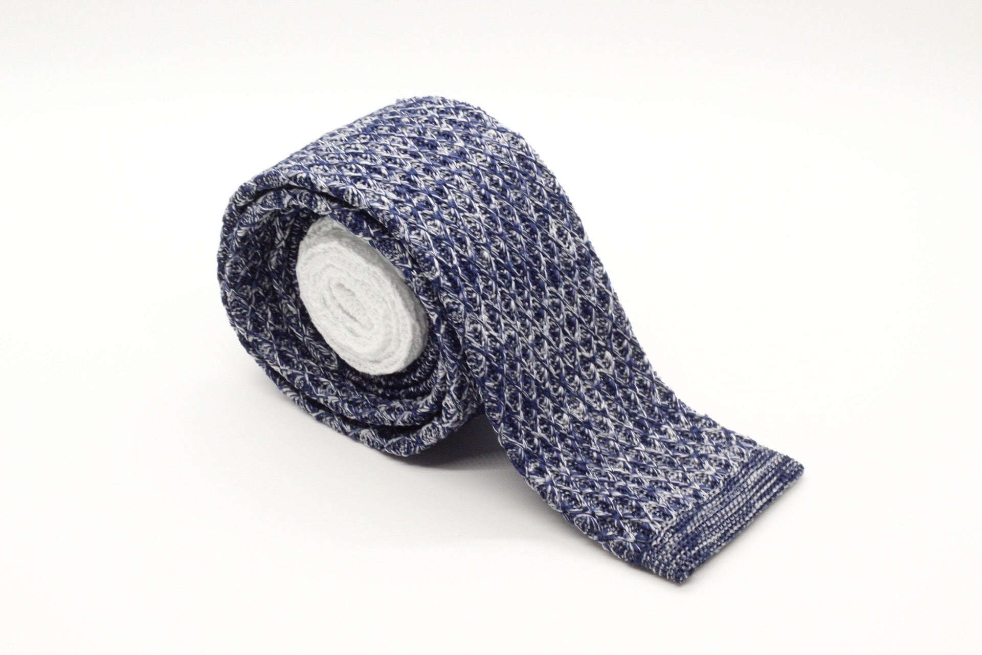 The Knitted Blue Sock Tie