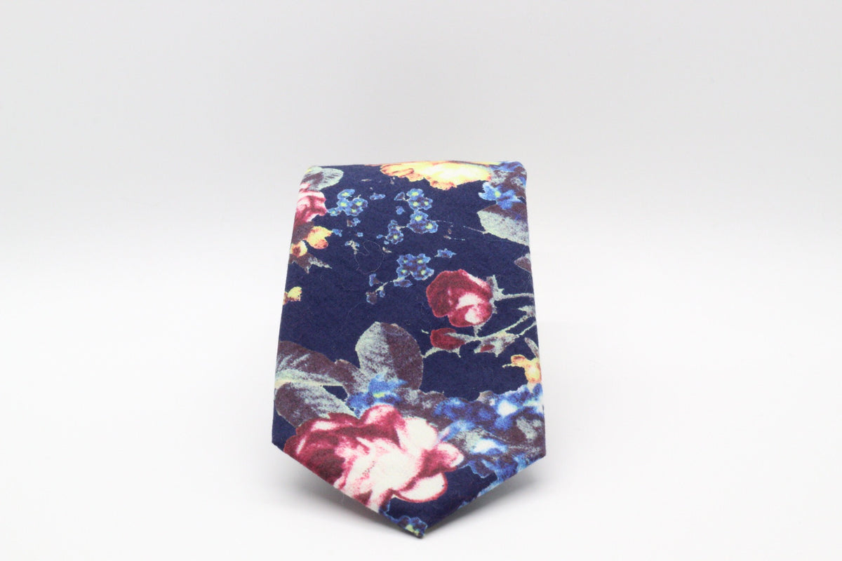 The Horizon Floral Tie – White Tails Ties
